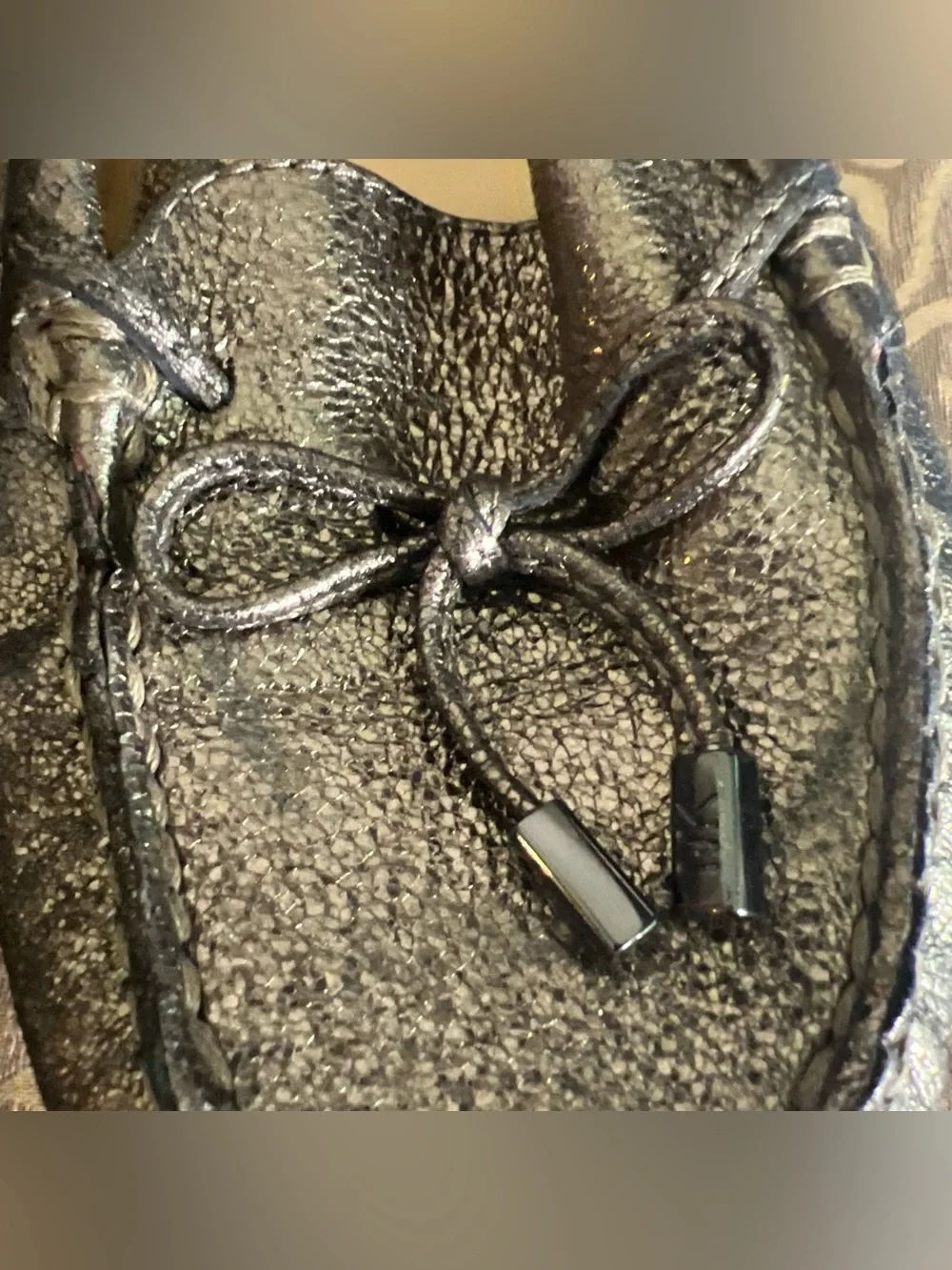 Michael Kors Daisy Designer Footwear Women Leather Driving Loafer Laces Size 8